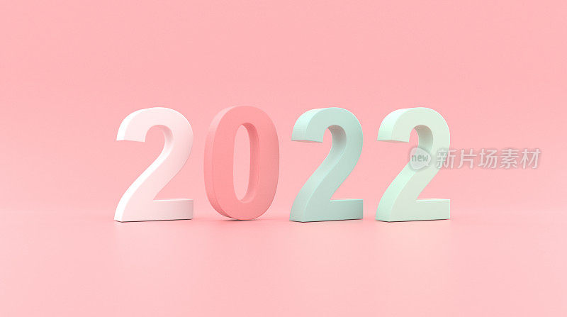 新年2022 3D渲染